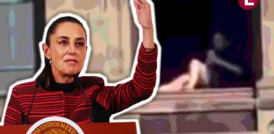 Sheinbaum sanciona a mujer que tomaba sol desde Palacio Nacional