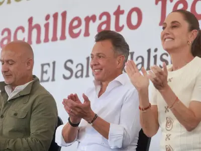 Sheinbaum y Lemus inauguran CBTA 331 en El Salto con inversión de 49 mdp