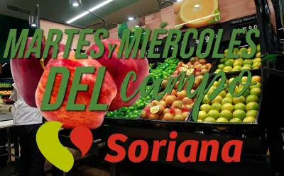 Soriana lanza Martes y Miércoles del Campo con descuentos en productos frescos