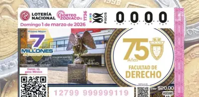 Sorteo Zodiaco 1736: Conoce los números ganadores y homenaje a la Facultad de Derecho UNAM