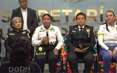 SSC CDMX realiza conversatorio para mujeres policías en vísperas del 8M