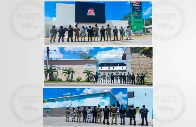 Tabasco: Catean gasolinera, plaza y parque acuático vinculados a La Barredora