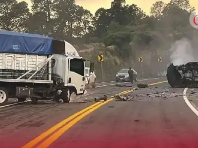 Tragedia en carretera mexiquense: muere hijo del director de BBVA México en accidente