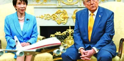 Trump provoca polémica al bromear sobre Pearl Harbor ante la primera ministra japonesa