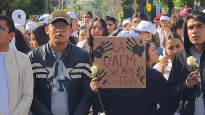 Universitarios de Morelos marchan exigiendo justicia por el caso de Kimberly Jocelyn