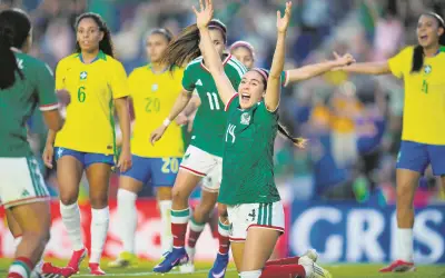Victoria Histórica: La Selección Mexicana Femenil Vence a Brasil en un Partido Épico