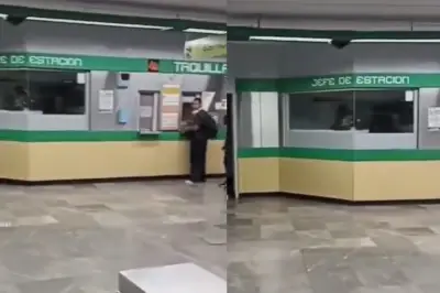 Video muestra a jefe de subestación del Metro en presuntos actos íntimos dentro de instalaciones