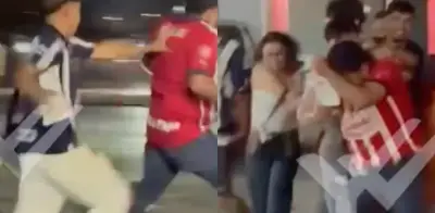 Violencia en Liga MX: Aficionados de Monterrey persiguen y golpean a seguidor de Chivas