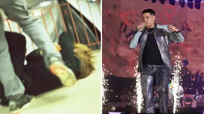 Violenta pelea en concierto de Grupo Firme en Honduras: mujer cae de gradas