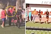 Alcalde de Tamaulipas entra a la cancha y golpea a árbitro en partido de fútbol