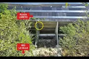 Autoridades imponen sanciones a plaza comercial por daños al río La Silla en Nuevo León