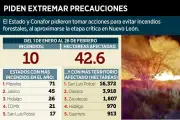 Autoridades urgen a prevenir incendios forestales en zonas de alto riesgo