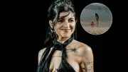 Cazzu comparte tiernas fotos con su hija Inti en la playa tras polémica con Nodal