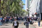 CNTE bloquea Paseo de la Reforma en protesta por cuentas de AFORE