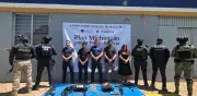 Detienen a cinco funcionarios de Chavinda, Michoacán, con armas y droga vinculados a crimen organizado
