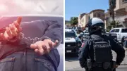 Detienen a sujeto tras maltratar a su pareja y disparar contra policías en Tijuana