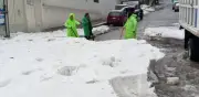 Ecatepec bajo el agua: intensa lluvia y granizada activan operativo municipal