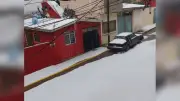 Ecatepec bajo el hielo: granizada histórica derrumba techos y colapsa vialidades