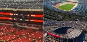 El Estadio Azteca luce espectacular con nueva iluminación y butacas para México vs Portugal
