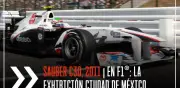 El histórico Sauber C30 de Checo Pérez será la estrella de la F1 Exhibition en CDMX