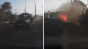 Explota camioneta en México-Pachuca: dos muertos en posible atentado con explosivo