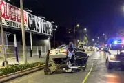 Fallece conductor tras volcadura en Calzada de Tlalpan; investigan causas del accidente