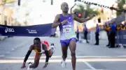 Final de infarto en el Maratón de Los Ángeles 2026: Nathan Martin gana por 0.01 segundos