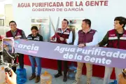 García, Nuevo León, inaugura dispensador de agua purificada gratuita para la comunidad