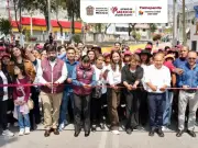 Gobernadora Delfina Gómez inaugura mejoramiento urbano en Avenida Acueducto de Tlalnepantla