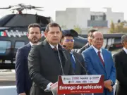 Gobierno de Puebla entrega 111 vehículos para fortalecer seguridad estatal