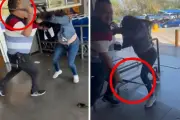 Guardia de seguridad acusa a mujer de robo y la golpea en violento incidente