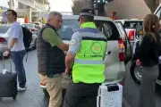 Guardia Nacional despliega operativo en el AICM, pero taxis por app persisten