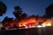 Incendio Devasta Lote de Autobuses en Ciudad Juárez, Causas Bajo Investigación