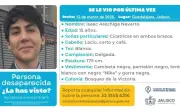 Jalisco: Activan Búsqueda Urgente de Isaac Aréchiga Navarro, Adolescente Desaparecido