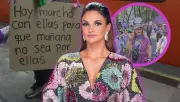 Mariana Seoane se une a la marcha del 8M en CDMX: 'He vivido cosas fuertes'