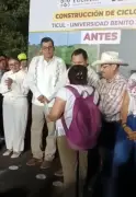 Mujer maya enfrenta a gobernador 'Huacho' Díaz en Ticul exigiendo justicia para su hermano