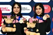 México celebra el bronce de Mia y Lia Cueva en la Copa del Mundo de Gimnasia