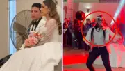 Novio usa máscara de Penta Zero Miedo en su boda y se vuelve viral en redes sociales