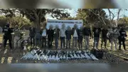 Operativo en San Ignacio, Sinaloa: 14 detenidos y arsenal incautado tras enfrentamiento