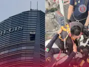 Rescate a 100 metros en Hotel St. Regis: Bomberos salvan a trabajador atrapado en Reforma