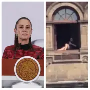 Sheinbaum confirma que mujer fue sancionada por asolearse en ventana de Palacio Nacional