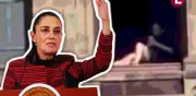Sheinbaum sanciona a mujer que tomaba sol desde Palacio Nacional