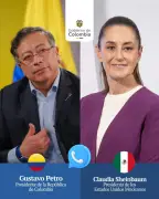 Sheinbaum y Petro dialogan sobre paz global; México asistirá a Cumbre CELAC-África