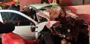 Tragedia vial en la madrugada: Tres fallecidos en accidente en Calzada Ignacio Zaragoza