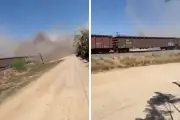 Tren de carga se descarrila en Aguascalientes, sin reporte de víctimas