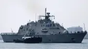 USS Wichita de la Marina de EE.UU. arriba a Veracruz para reabastecimiento logístico