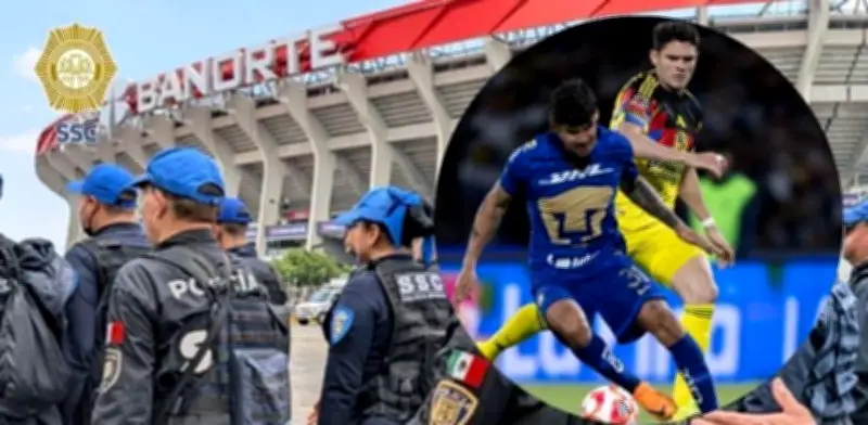 Despliegan 2 mil policías para América vs Pumas en CDMX