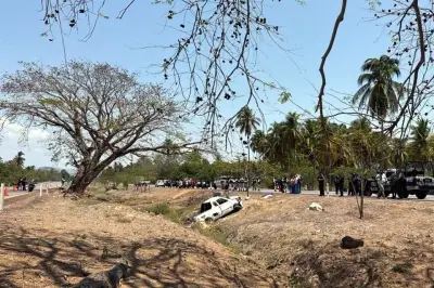 Accidente en Viaducto Diamante de Acapulco deja cinco personas fallecidas