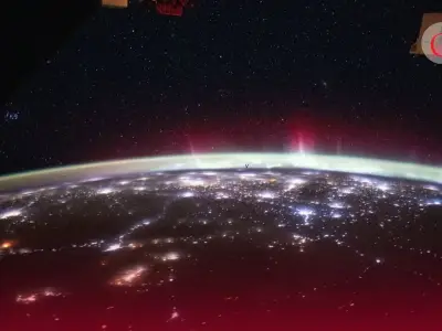 Auroras, cometas y la Vía Láctea desde la Estación Espacial Internacional