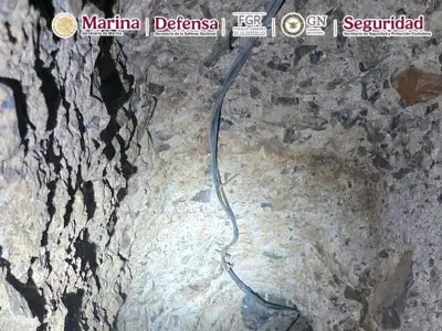 Autoridades desmantelan túnel de 79 metros en Nogales usado para tráfico de personas